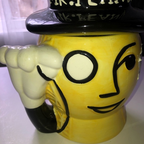 Vintage Mr. Peanuts ceramic peanut jar for cookies or peanuts and more - Picture 3 of 8
